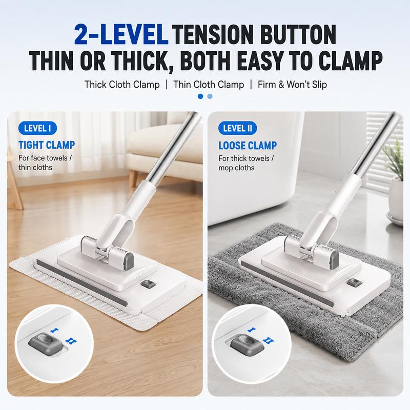 Kdoo® - Floor Mop with Telescopic Handle